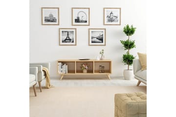 Springhill Golvstående Tv-bänk 120 cm med Förvaring i Målat Trä - Beige - Möbler - Vardagsrum - Tv-möbler & mediamöbler - Tv-bänkar