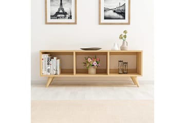 Springhill Golvstående Tv-bänk 120 cm med Förvaring i Målat Trä - Beige - Möbler - Vardagsrum - Tv-möbler & mediamöbler - Tv-bänkar