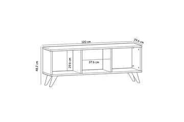 Springhill Tv-bänk 120 cm - Blå - Möbler - Vardagsrum - Tv-möbler & mediamöbler - Tv-bänkar