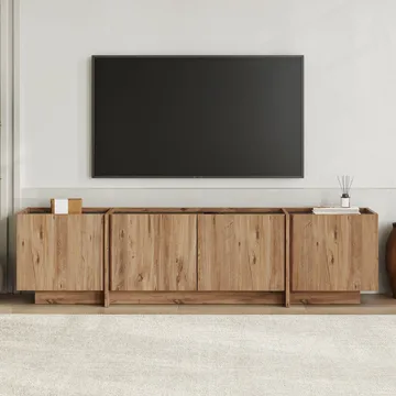 Sylvenn TV-bänk 180 cm - Atlantic Pine/Anthracite - Möbler - Vardagsrum - Tv-möbler & mediamöbler - Tv-bänkar