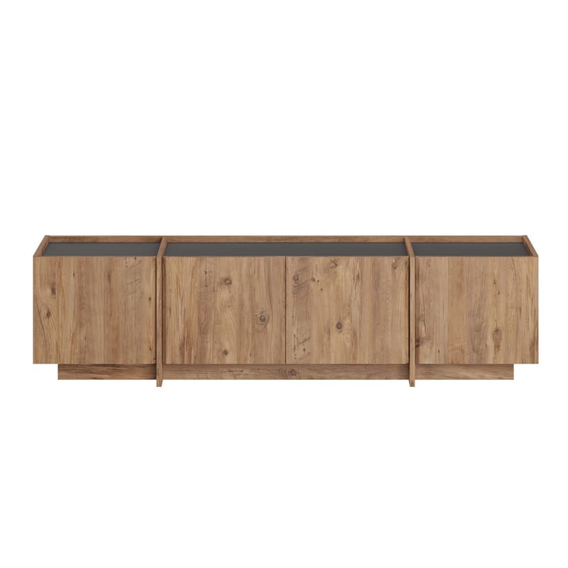 Sylvenn TV-bänk 180 cm - Atlantic Pine och Anthracite - Möbler - Vardagsrum - Tv-möbler & mediamöbler - Tv-väggfästen & mediastativ - Tv stativ & väggfästen