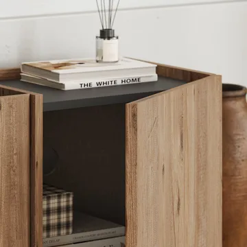 Sylvenn TV-bänk 180 cm - Atlantic Pine/Anthracite - Möbler - Vardagsrum - Tv-möbler & mediamöbler - Tv-bänkar