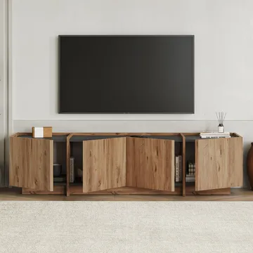 Sylvenn TV-bänk 180 cm - Atlantic Pine/Anthracite - Möbler - Vardagsrum - Tv-möbler & mediamöbler - Tv-bänkar