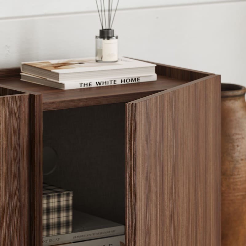 Sylvenn TV-bänk 180 cm med Förvaring - Milano Walnut - Möbler - Vardagsrum - Tv-möbler & mediamöbler - Tv-väggfästen & mediastativ - Tv stativ & väggfästen