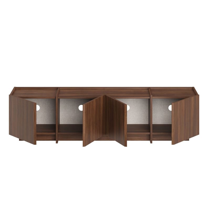 Sylvenn TV-bänk 180 cm med Förvaring - Milano Walnut - Möbler - Vardagsrum - Tv-möbler & mediamöbler - Tv-väggfästen & mediastativ - Tv stativ & väggfästen