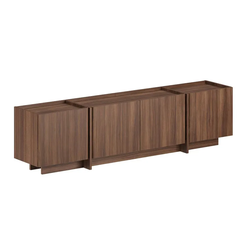 Sylvenn TV-bänk 180 cm med Förvaring, Milano Walnut