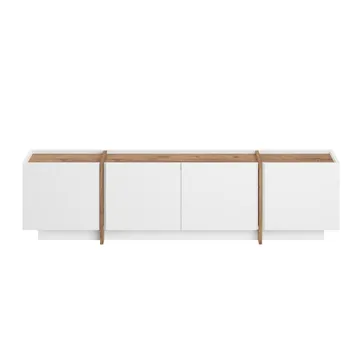 Sylvenn TV-bänk 180 cm - Vitt och Atlantic Pine - Möbler - Vardagsrum - Tv-möbler & mediamöbler - Tv-bänkar