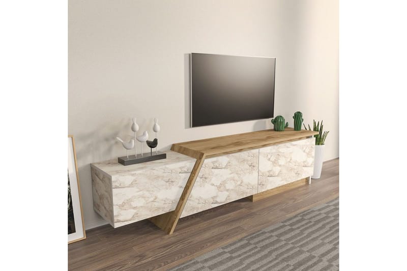 Tavros Tv-bänk 180 cm - Ek - Möbler - Vardagsrum - Tv-möbler & mediamöbler - Tv-bänkar