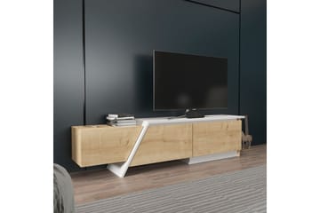 Tavros Tv-bänk 180 cm - Ek/Vit - Möbler - Vardagsrum - Tv-möbler & mediamöbler - Tv-bänkar