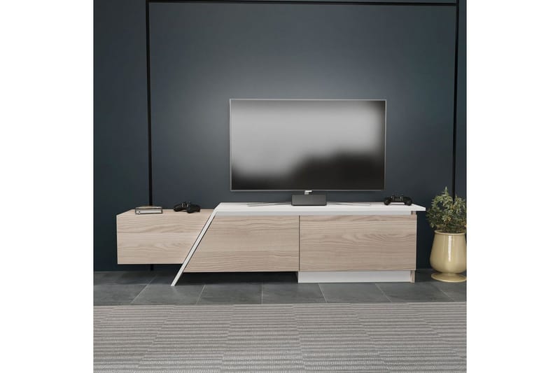 Tavros Tv-bänk 180 cm - Röd/Vit - Möbler - Vardagsrum - Tv-möbler & mediamöbler - Tv-bänkar