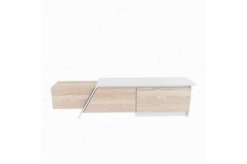 Tavros Tv-bänk 180 cm, Röd/Vit