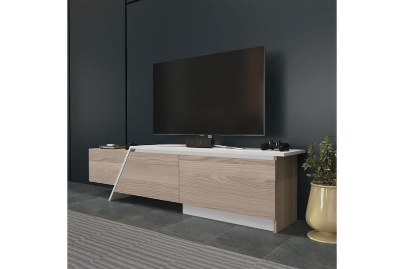 Tavros Tv-bänk 180 cm - Röd/Vit - Möbler - Vardagsrum - Tv-möbler & mediamöbler - Tv-bänkar