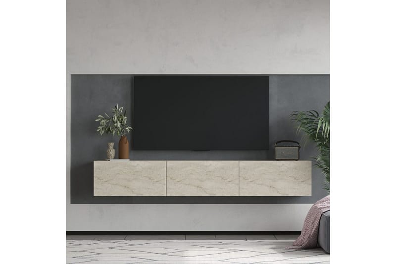 Taybah Tv-bänk 180 cm - Travertine - Möbler - Vardagsrum - Tv-möbler & mediamöbler - Tv-bänkar