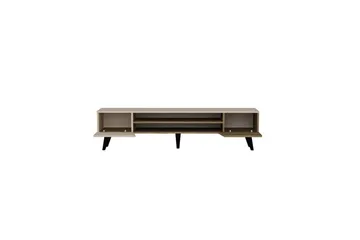 Torin Tv-bänk 180 cm - Valnöt/Beige - Möbler - Vardagsrum - Tv-möbler & mediamöbler - Tv-bänkar