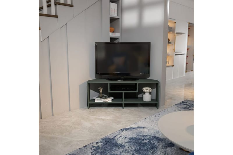 Torlin Tv-bänk 120 cm - Grön - Möbler - Vardagsrum - Tv-möbler & mediamöbler - Tv-bänkar