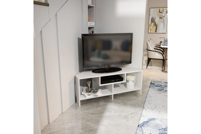 Torlin Tv-bänk 120 cm - Vit - Möbler - Vardagsrum - Tv-möbler & mediamöbler - Tv-bänkar