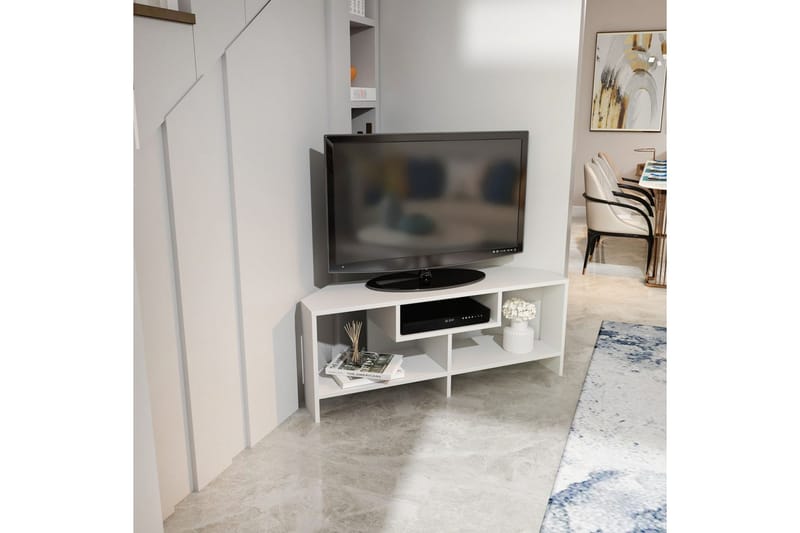 Torlin Tv-bänk 120 cm - Vit - Möbler - Vardagsrum - Tv-möbler & mediamöbler - Tv-bänkar