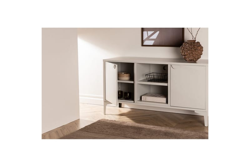 TV-bänk Piring - Beige - Möbler - Vardagsrum - Tv-möbler & mediamöbler - Tv-väggfästen & mediastativ - Tv stativ & väggfästen
