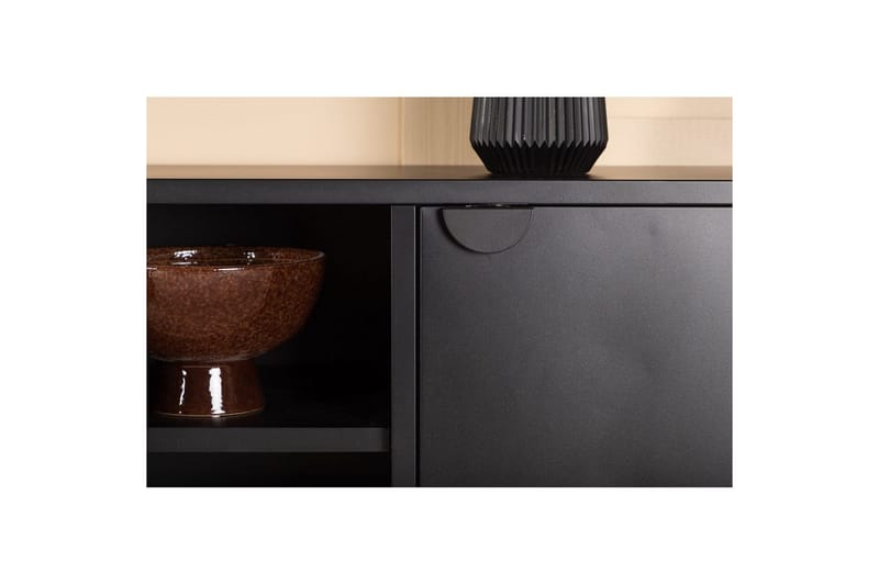 TV-bänk Piring - Svart - Möbler - Vardagsrum - Tv-möbler & mediamöbler - Tv-väggfästen & mediastativ - Tv stativ & väggfästen