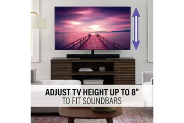 TV-bordsställ Sanus Svängbart Universal Upp till 86 - Svart - Möbler - Vardagsrum - Tv-möbler & mediamöbler - Tv-väggfästen & mediastativ - Tv stativ & väggfästen