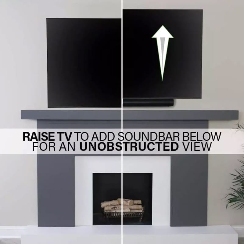 TV-Fäste Sanus 4D Max Vesa 400x400 32-65 Full Motion - Svart - Möbler - Vardagsrum - Tv-möbler & mediamöbler - Tv-väggfästen & mediastativ