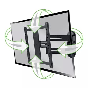 TV-Fäste Sanus 4D Max Vesa 400x400 32-65 Full Motion - Svart - Möbler - Vardagsrum - Tv-möbler & mediamöbler - Tv-väggfästen & mediastativ