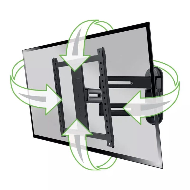 TV-Fäste Sanus 4D Max Vesa 400x400 32-65 Full Motion - Svart - Möbler - Vardagsrum - Tv-möbler & mediamöbler - Tv-väggfästen & mediastativ