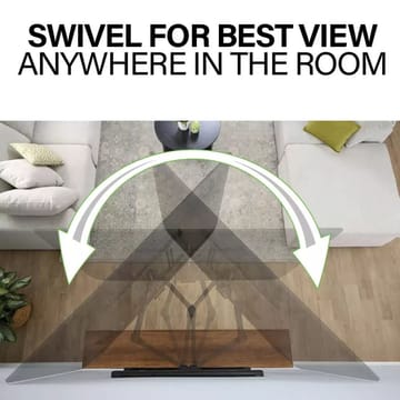TV-Fäste Sanus 4D Max Vesa 600x400 42-90 Full Motion - Svart - Möbler - Vardagsrum - Tv-möbler & mediamöbler - Tv-väggfästen & mediastativ
