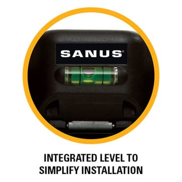 TV-Fäste Sanus Fixed Max Vesa 400x400 22-50 - Svart - Möbler - Vardagsrum - Tv-möbler & mediamöbler - Tv-väggfästen & mediastativ