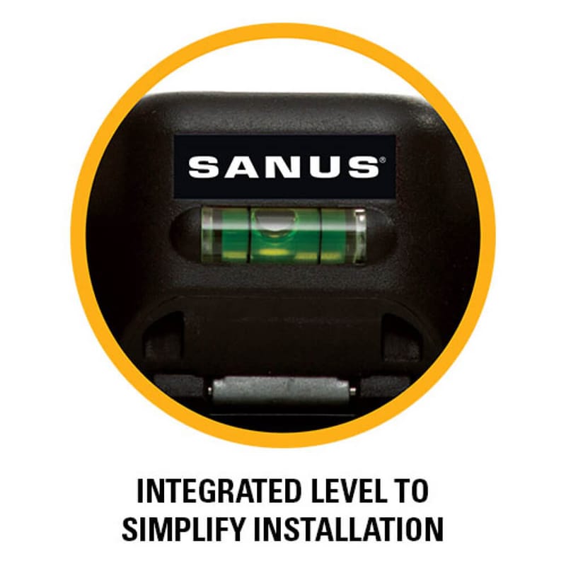 TV-Fäste Sanus Fixed Max Vesa 400x400 22-50 - Svart - Möbler - Vardagsrum - Tv-möbler & mediamöbler - Tv-väggfästen & mediastativ