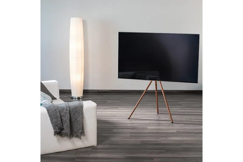 TV Golvstativ Hama Design Upp till 75 - Mörkbrun - Möbler - Vardagsrum - Tv-möbler & mediamöbler - Tv-väggfästen & mediastativ - Tv stativ & väggfästen
