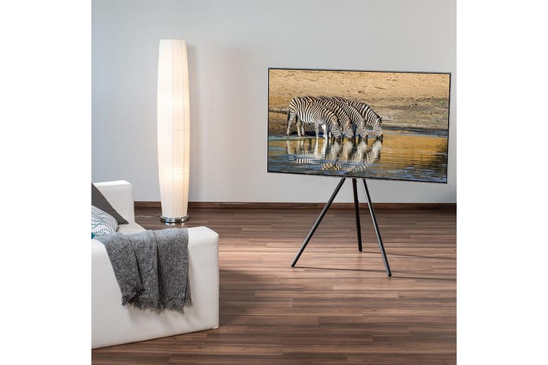 TV Golvstativ Hama Design Upp till 75 Svart - Svart - Möbler - Vardagsrum - Tv-möbler & mediamöbler - Tv-väggfästen & mediastativ - Tv stativ & väggfästen