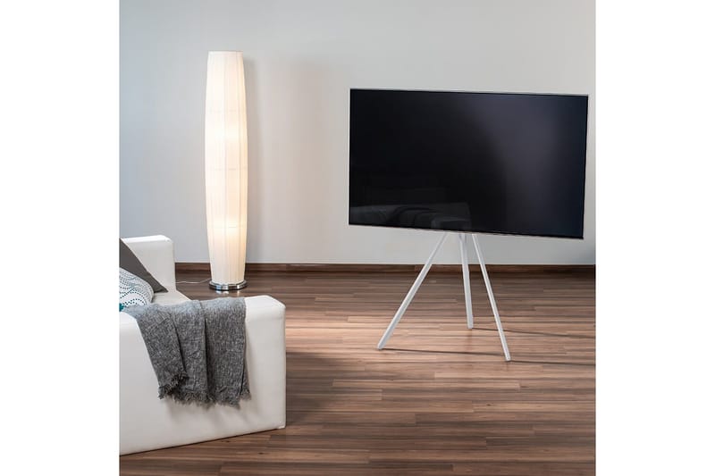 TV Golvstativ Hama Design Upp till 75 Vit - Vit - Möbler - Vardagsrum - Tv-möbler & mediamöbler - Tv-väggfästen & mediastativ - Tv stativ & väggfästen