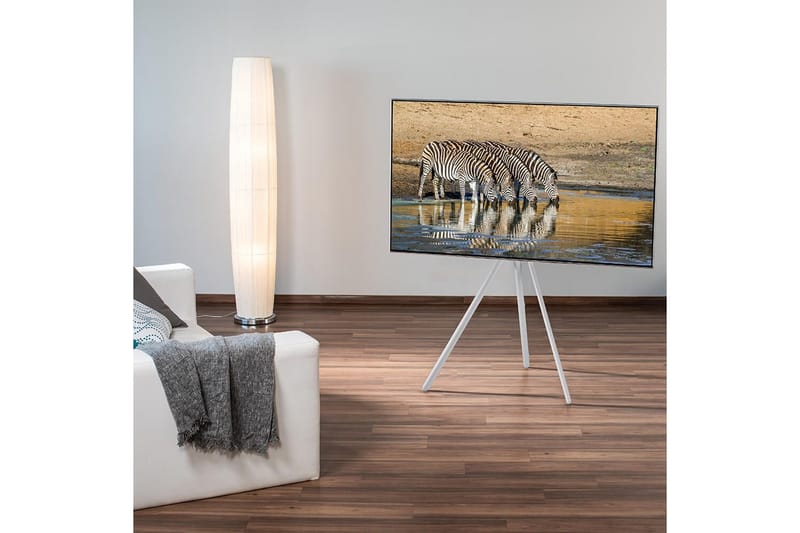 TV Golvstativ Hama Design Upp till 75 Vit - Vit - Möbler - Vardagsrum - Tv-möbler & mediamöbler - Tv-väggfästen & mediastativ - Tv stativ & väggfästen