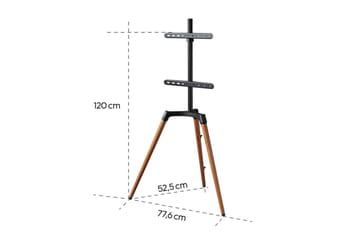 TV Golvstativ Hama Stafflidesign Upp till 65 - Beige||Svart - Möbler - Vardagsrum - Tv-möbler & mediamöbler - Tv-väggfästen & mediastativ - Tv stativ & väggfästen
