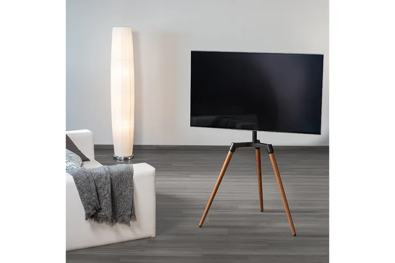 TV Golvstativ Hama Stafflidesign Upp till 65 - Beige||Svart - Möbler - Vardagsrum - Tv-möbler & mediamöbler - Tv-väggfästen & mediastativ - Tv stativ & väggfästen