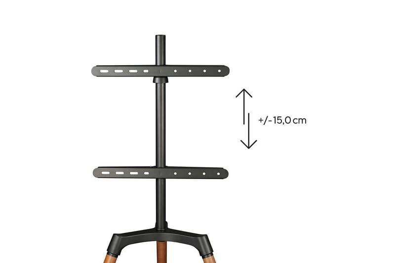 TV Golvstativ Hama Stafflidesign Upp till 65 - Beige||Svart - Möbler - Vardagsrum - Tv-möbler & mediamöbler - Tv-väggfästen & mediastativ - Tv stativ & väggfästen