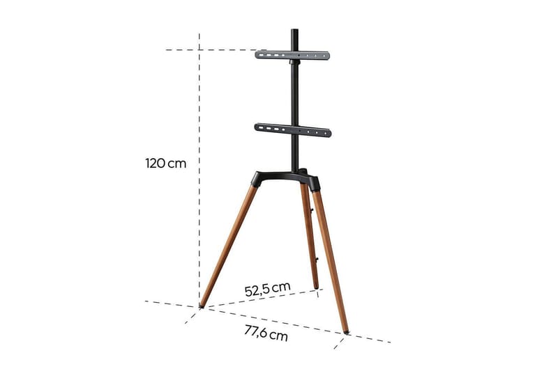 TV Golvstativ Hama Stafflidesign Upp till 65 - Beige||Svart - Möbler - Vardagsrum - Tv-möbler & mediamöbler - Tv-väggfästen & mediastativ - Tv stativ & väggfästen