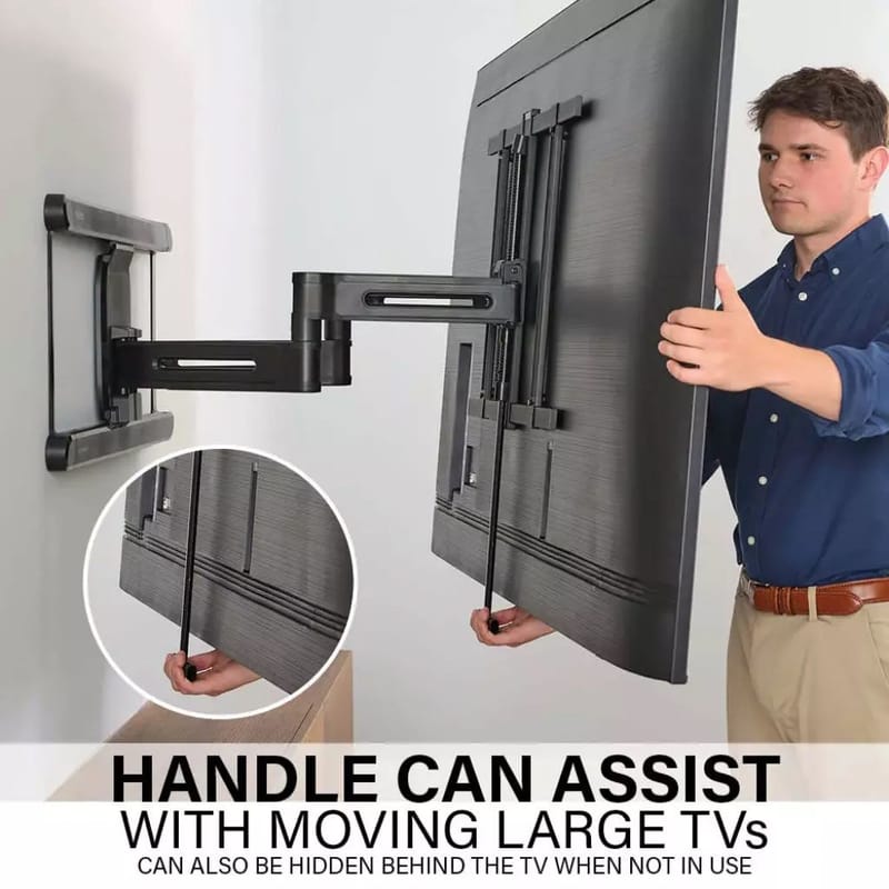 TV-Fäste Sanus 4D Max Vesa 600x400 42-90 Full Motion - Svart - Möbler - Vardagsrum - Tv-möbler & mediamöbler - Tv-väggfästen & mediastativ - Tv stativ & väggfästen
