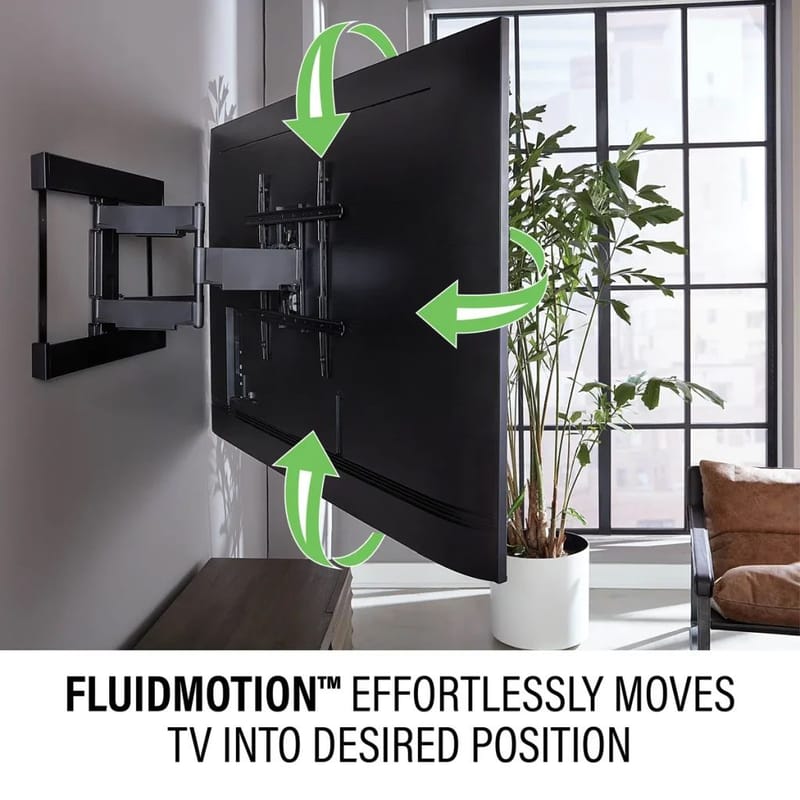 TV-Fäste Sanus Max Vesa 600x450 40-90 Full Motion - Svart - Möbler - Vardagsrum - Tv-möbler & mediamöbler - Tv-väggfästen & mediastativ - Tv stativ & väggfästen