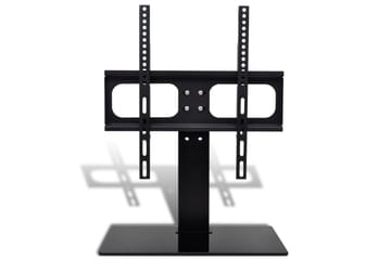 TV-stöd med fot 400x400 mm 23 - 55 - Svart - Möbler - Vardagsrum - Tv-möbler & mediamöbler - Tv-väggfästen & mediastativ - Tv stativ & väggfästen