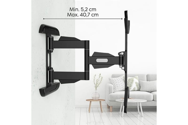 TV Väggfäste Hama VESA Full Motion Svart - Svart - Möbler - Vardagsrum - Tv-möbler & mediamöbler - Tv-väggfästen & mediastativ - Tv stativ & väggfästen