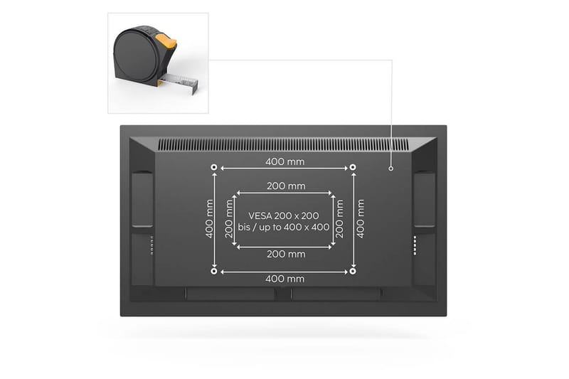TV Väggfäste Hama VESA Full Motion Svart - Svart - Möbler - Vardagsrum - Tv-möbler & mediamöbler - Tv-väggfästen & mediastativ - Tv stativ & väggfästen