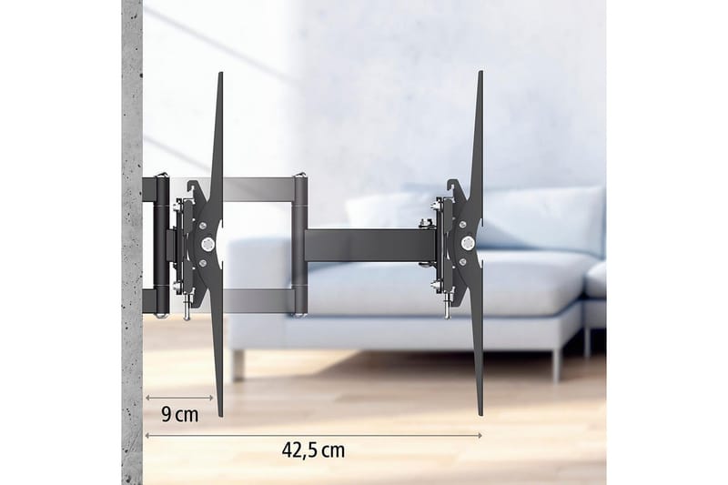 TV Väggfäste Hama VESA Full Motion Upp till 65 Max 35kg Svart - Svart - Möbler - Vardagsrum - Tv-möbler & mediamöbler - Tv-väggfästen & mediastativ - Tv stativ & väggfästen