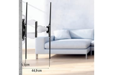 TV Väggfäste Hama VESA Full Motion Upp till 90 Svart - Svart - Möbler - Vardagsrum - Tv-möbler & mediamöbler - Tv-väggfästen & mediastativ