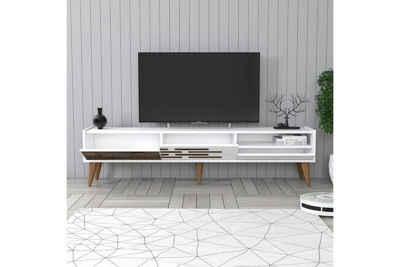 Valensiya Tv-bänk 180 cm - Vit - Möbler - Vardagsrum - Tv-möbler & mediamöbler - Tv-bänkar