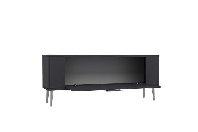 Veynor Tv-bänk 120 cm - Antracit/Silver - Möbler - Vardagsrum - Tv-möbler & mediamöbler - Tv-bänkar