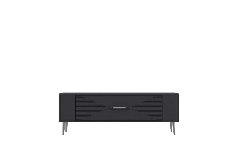 Vornis Tv-bänk 120 cm - Antracit/Silver - Möbler - Vardagsrum - Tv-möbler & mediamöbler - Tv-bänkar