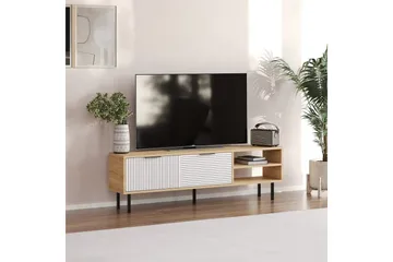 Wenus Tv-bänk 150 cm - Ek/Vit - Möbler - Vardagsrum - Tv-möbler & mediamöbler - Tv-bänkar