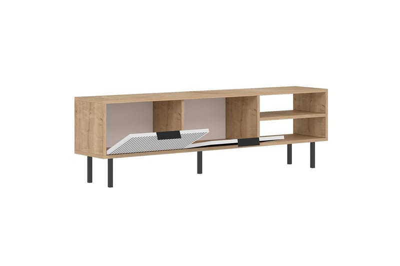 Wenus Tv-bänk 150 cm - Ek/Vit - Möbler - Vardagsrum - Tv-möbler & mediamöbler - Tv-bänkar